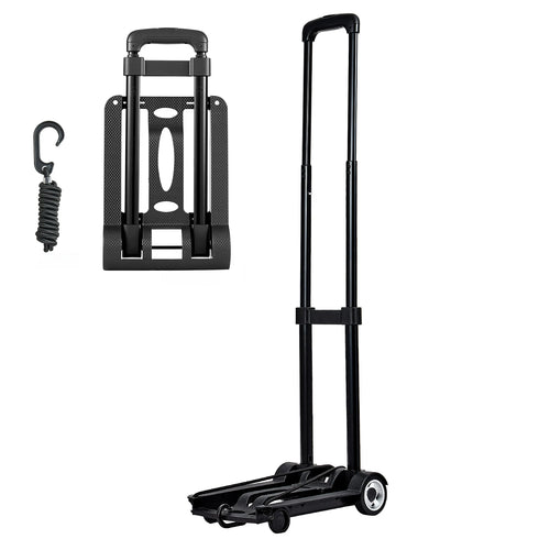 Folding Hand Truck 110 lbs - Collapsible Luggage Cart