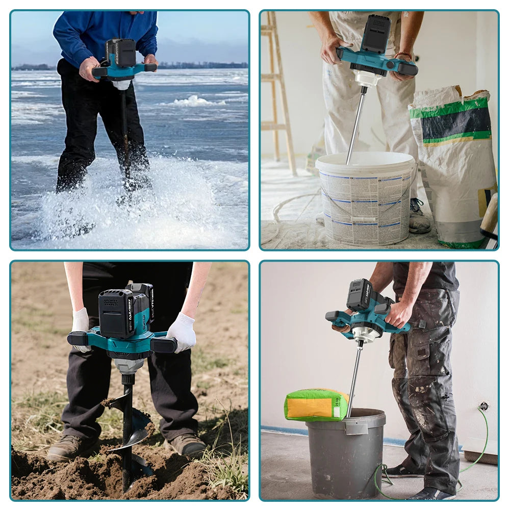 Cordless Paint & Concrete Mixer for Makita 18V