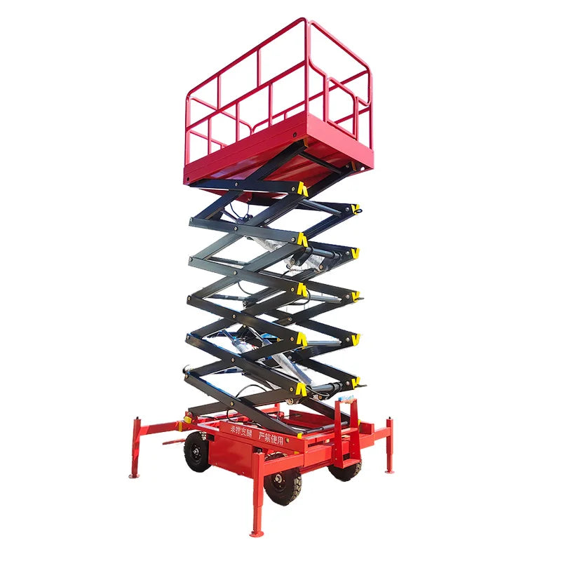 6m 8m 10m 12m 14m Aerial Work Platform Full Automatic Lift Portable Electric Scissor Lifts Table For Indoor Use