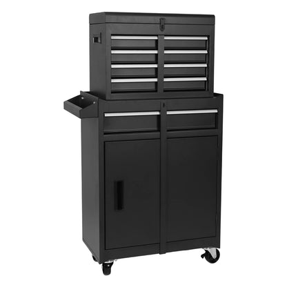 Large Rolling Mechanic Tool Cabinet with Double Door