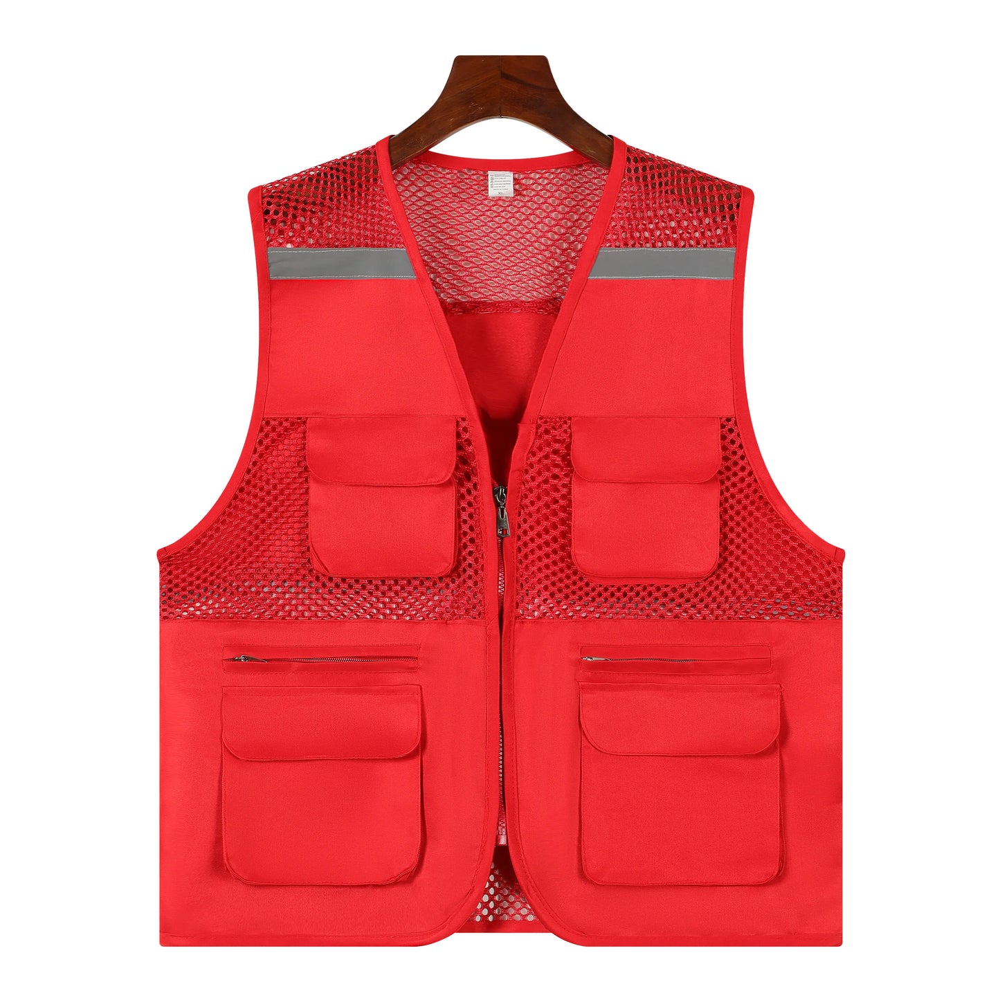 Thin Mesh Multi-Pocket Vest - Camping & Fishing