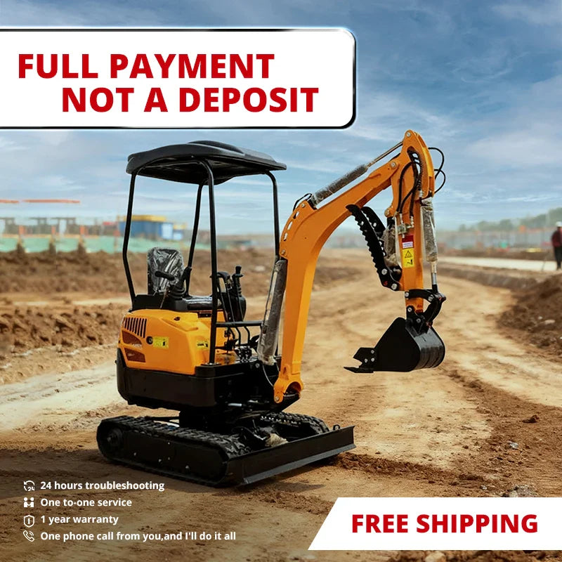 DK16 1.6-ton Mini Excavator With Hydraulic Thumb Clamp And Kubota Engine