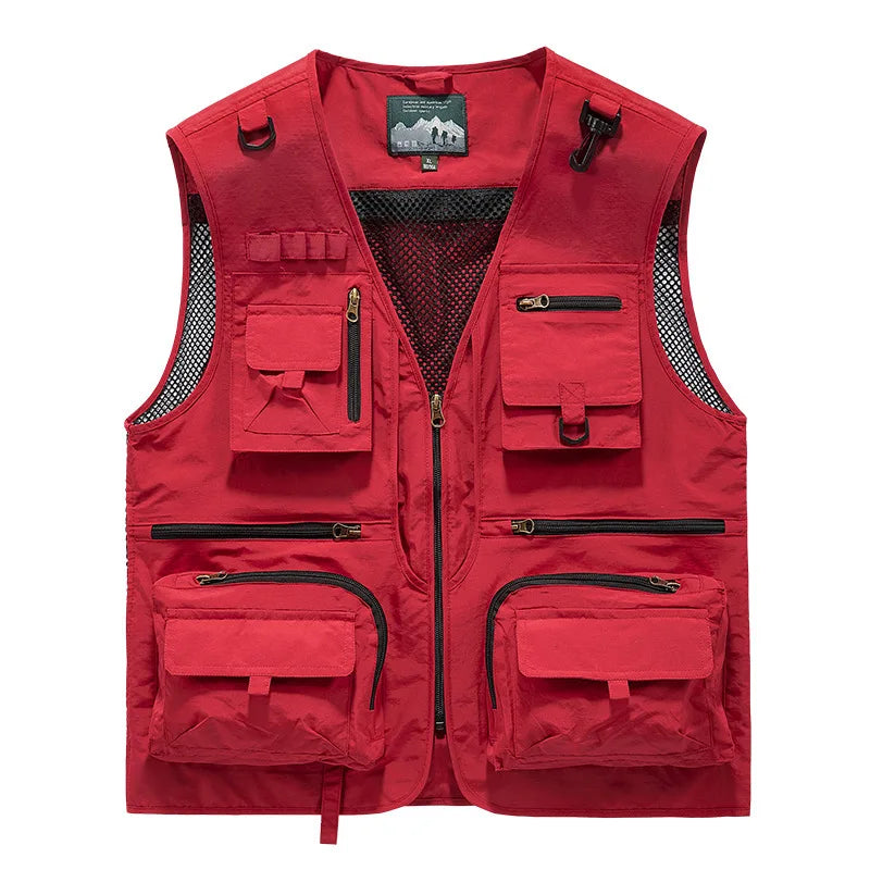 Men's Breathable Multi-Pocket Fishing Vest