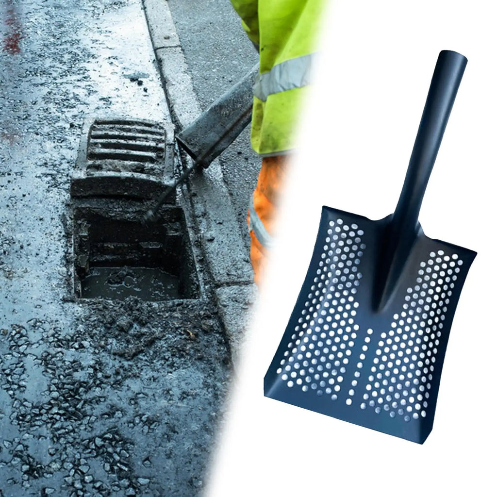 Sifting Shovel Head Lightweight Heavy Duty Easy to Use Portable Screen Sieve for Backyard Sewer Drainage Rocks Outdoor Home