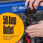 12500W Dual Fuel Portable Generator - Remote Start, CO Sensor, Transfer Switch Ready