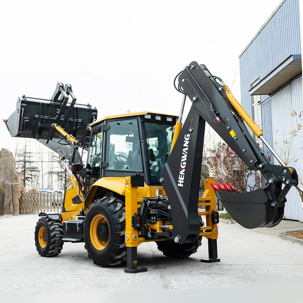 7.8 ton Excavator Loader 4x4 Backhoe Loader Multi-Purpose 4WD All-Terrain Diesel Agricultural Tractor Construction Machinery