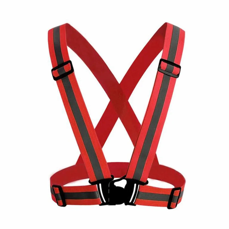 Adjustable Elastic Hi-Vis Reflective Vest