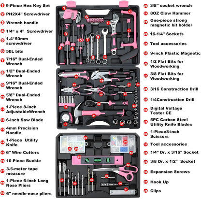 412-Piece Home & Auto Tool Set with Storage Box