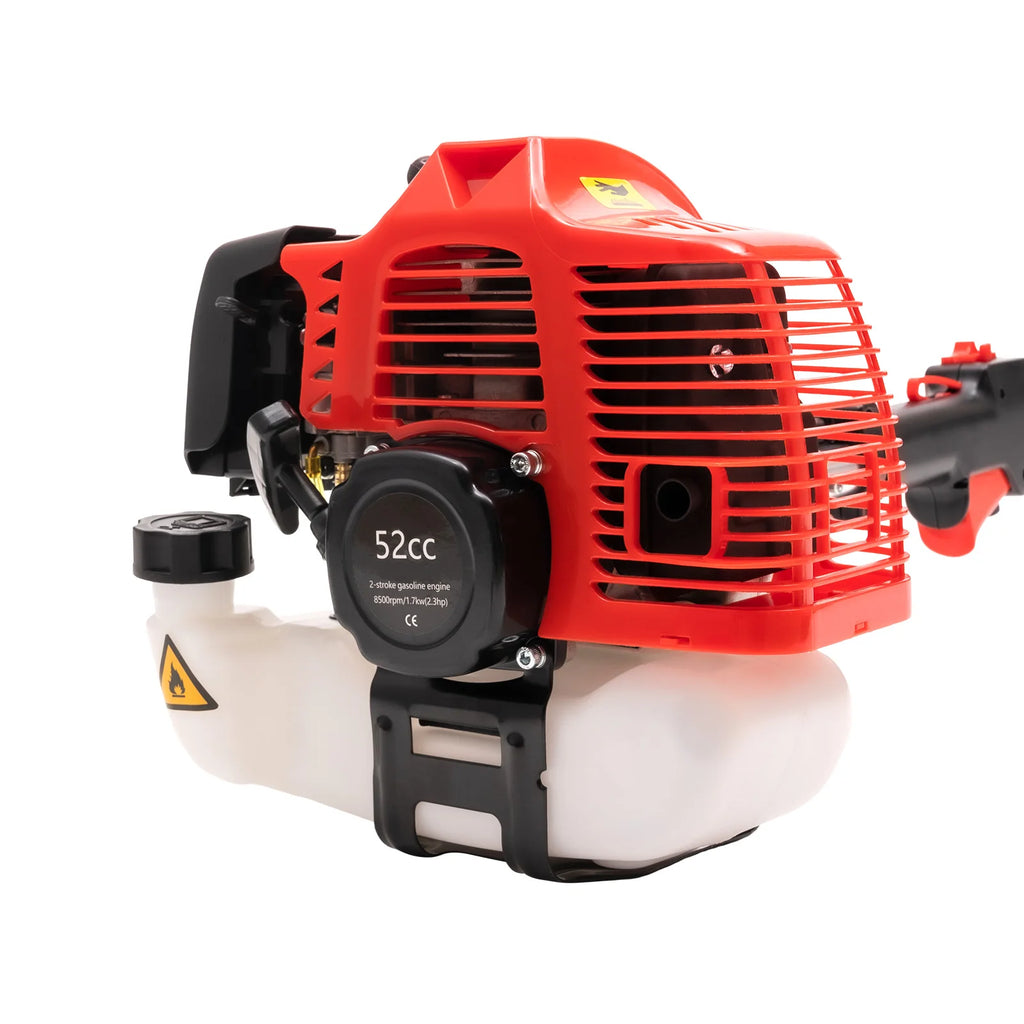 2.3HP 52CC Gas Power Walk Behind Sweeper, Hand-hold Snow Sweeper for Driveway Turf Artificial Grass