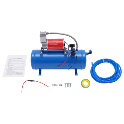 12V Air Compressor 100 PSI with 6L Tank & Air Horn Kit