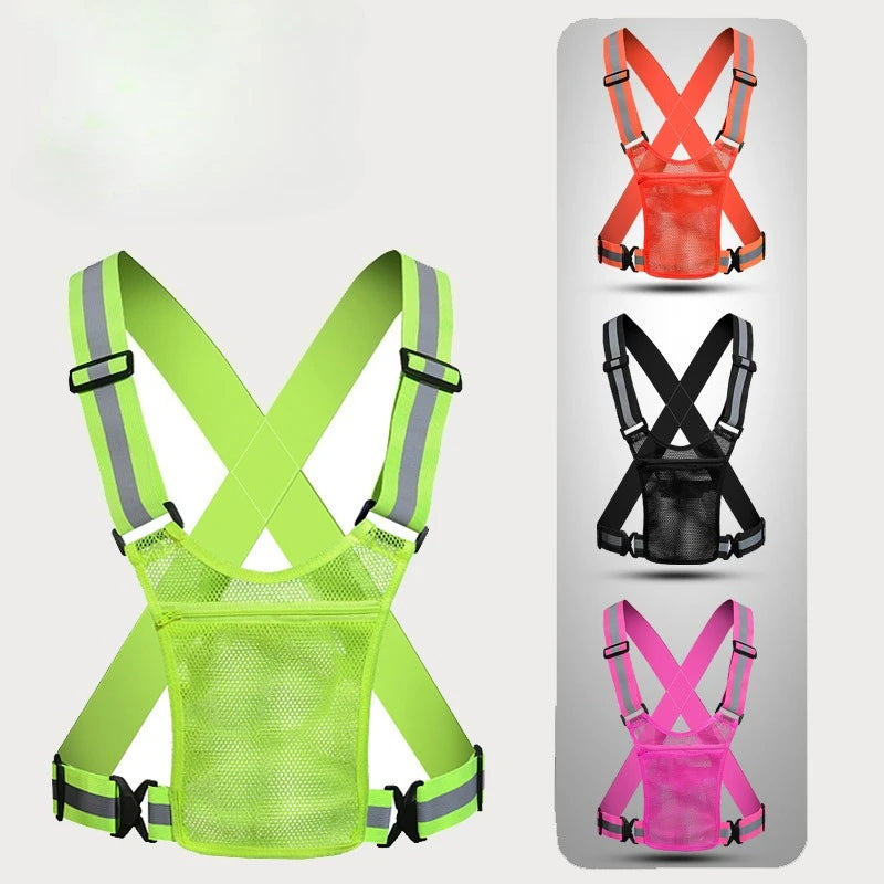 Reflective Strap Vest - Night Running & Cycling Belt