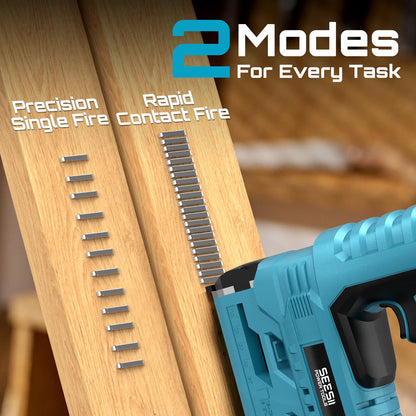 18GA Cordless Brad Nailer with 2 Batteries & 1000 Nails
