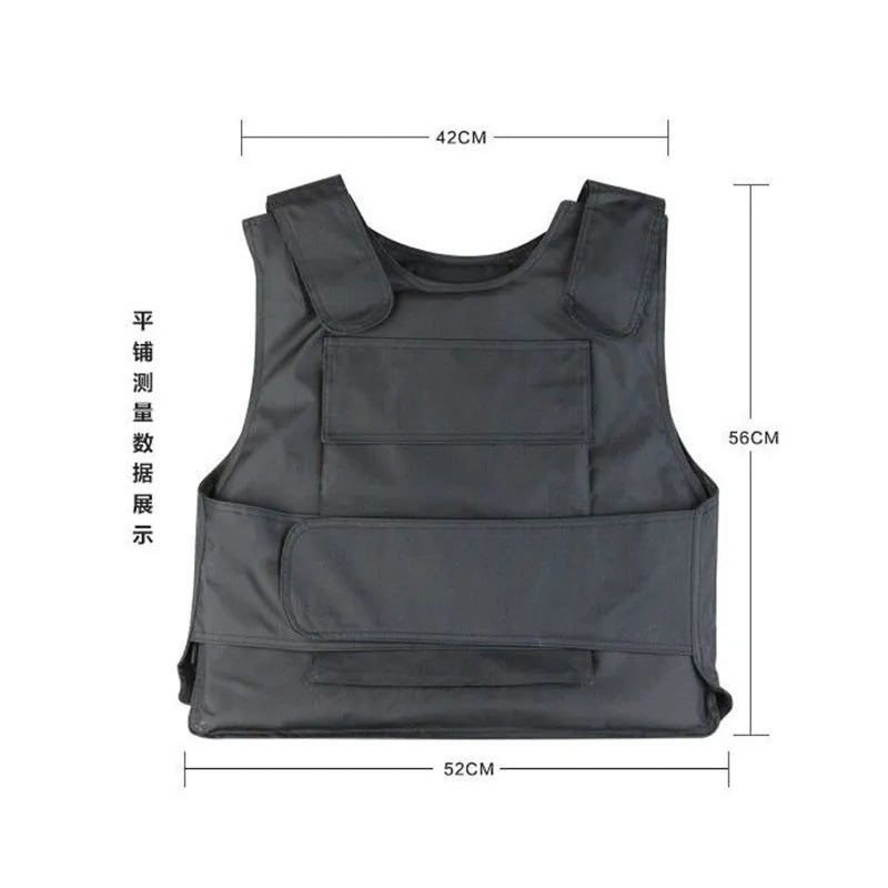 Anti-Stab Tactical Vest - Manganese Steel Body Armor