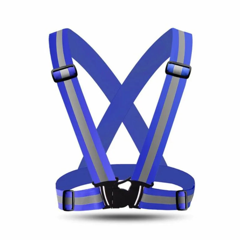 Adjustable Elastic Hi-Vis Reflective Vest