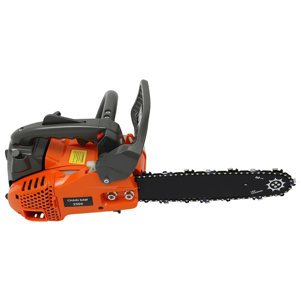 Top Handle Chainsaw Gasoline Chainsaw 2-Stroke Engine Chainsaw 12 Inch Gasoline Chainsaw 25.4Cc