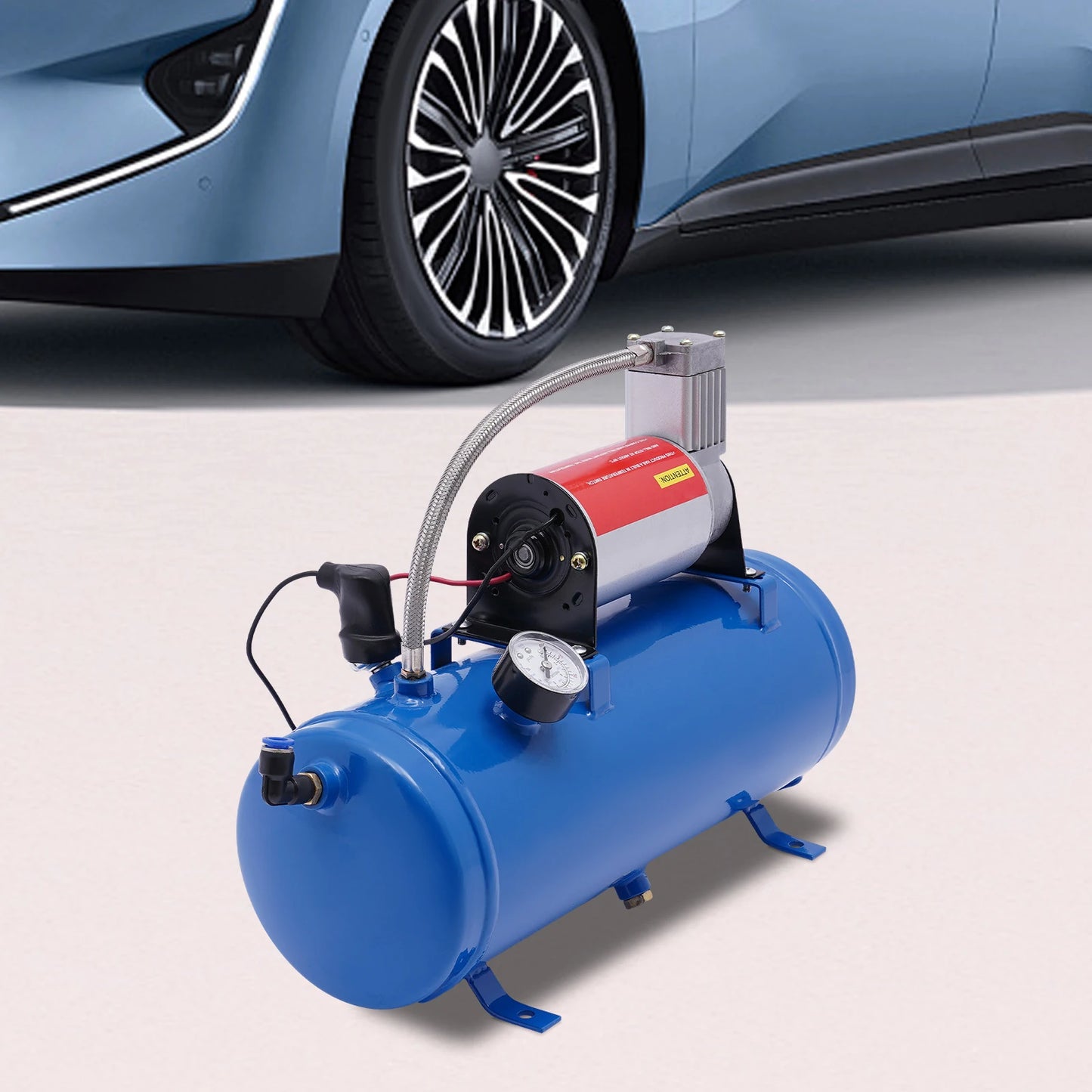 12V Air Compressor 100 PSI with 6L Tank & Air Horn Kit