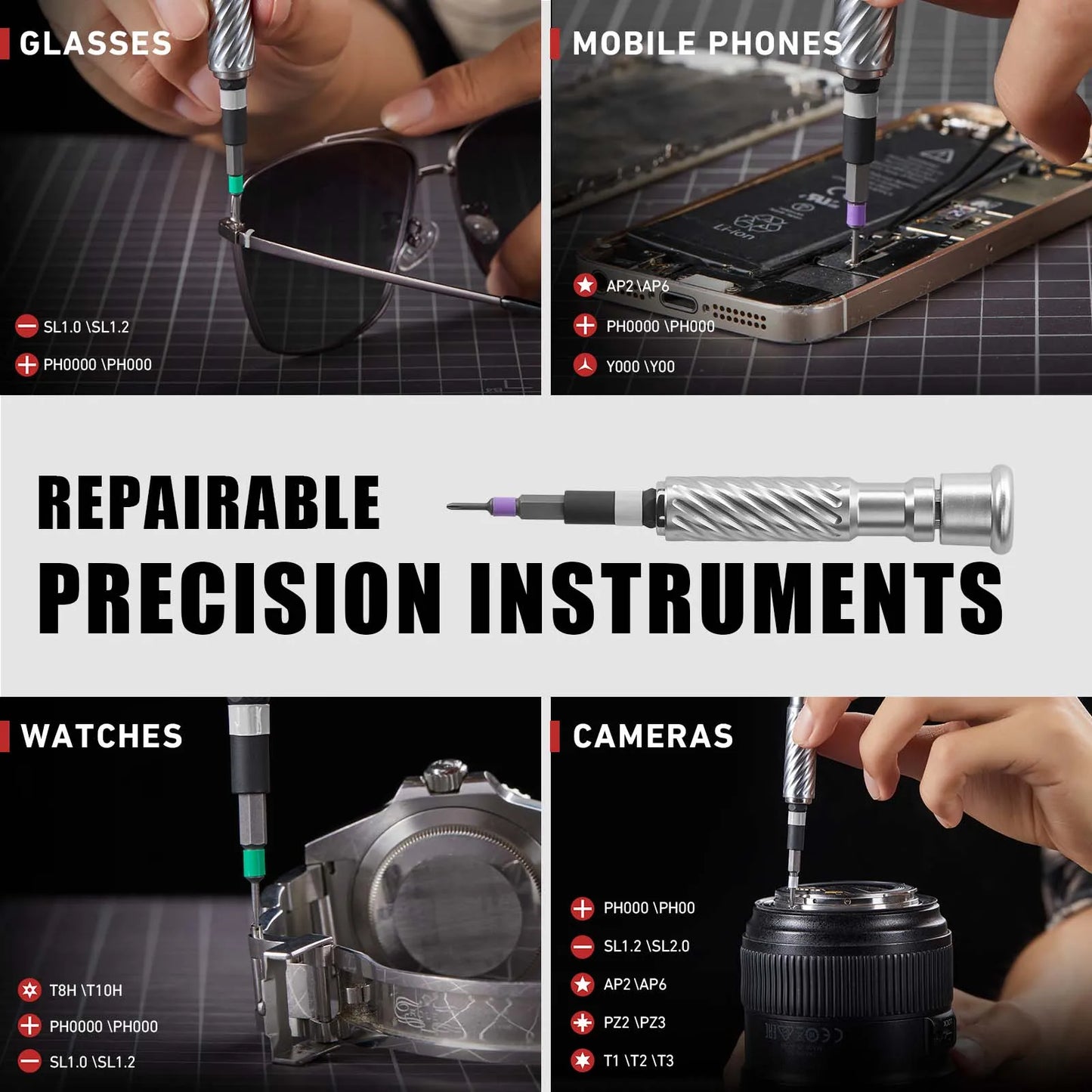 66-in-1 Ratchet Screwdriver Set with Magnetic Bits