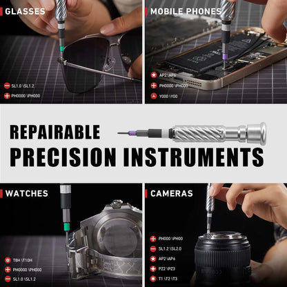 66-in-1 Ratchet Screwdriver Set with Magnetic Bits