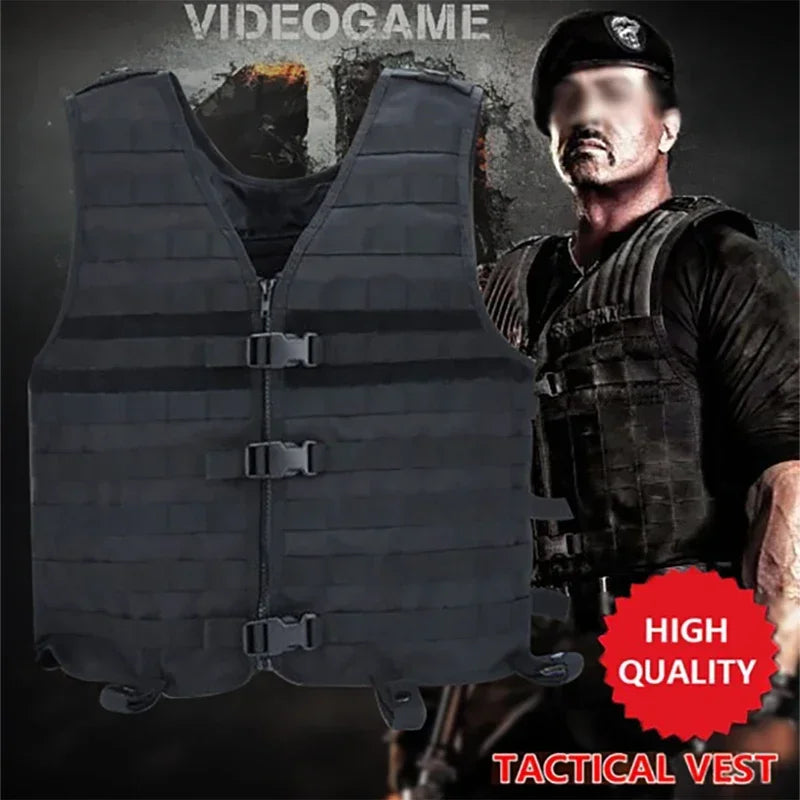 Molle Tactical Utility Vest - Airsoft & Fishing