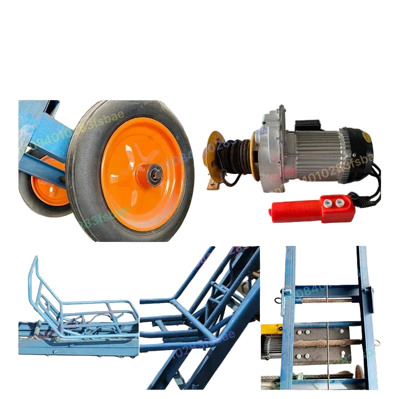 Loading machine hoist building electric loading machine folding lift car automatic loading and unloading