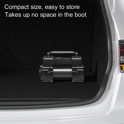 12V Car Tire Inflator with Digital Display & LED
