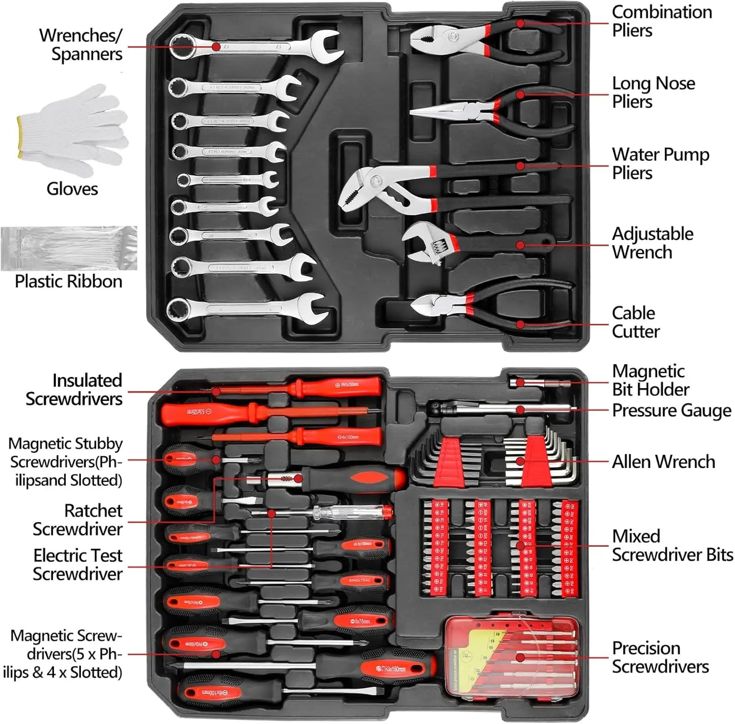 799-Piece Tool Set with Trolley Case - Home & Mechanic