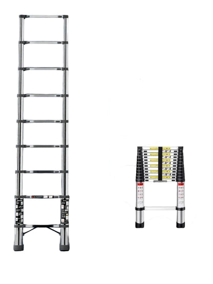 1.9-3.5M Stainless Steel Telescopic Folding Ladder