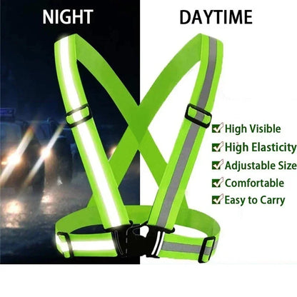 Night Running & Cycling Reflective Safety Vest