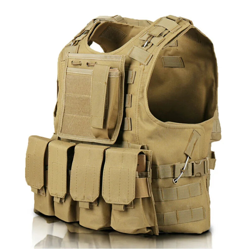 Camouflage Tactical Assault Vest - CS & Airsoft