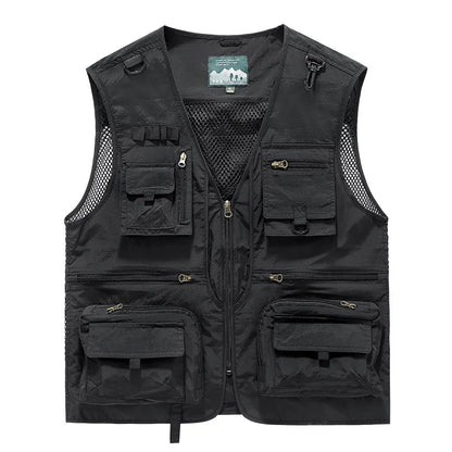 Men's Breathable Multi-Pocket Fishing Vest