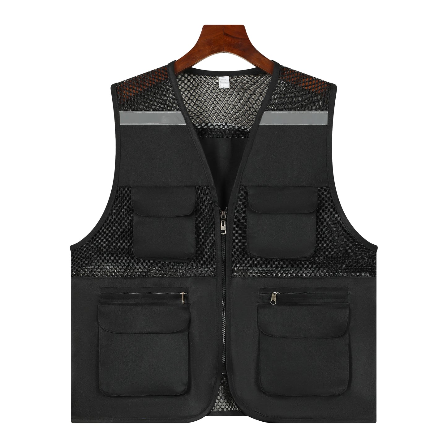 Thin Mesh Multi-Pocket Vest - Camping & Fishing