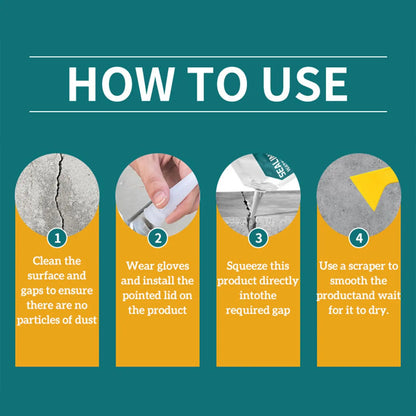 Concrete Slab Crack Filler 500ml - Quick-Drying