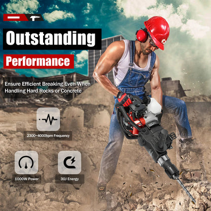 33CC Hand-Pull Start Demolition Jack Hammer