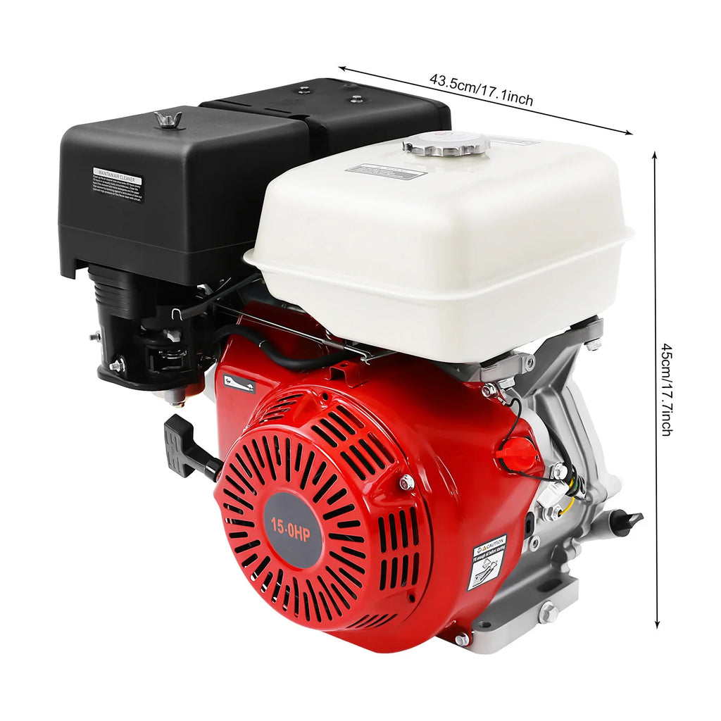 9700w 15HP Gasoline Engine 4 Stroke Aluminum Alloy Iron Material Engine 420cc High-Power Garden Tool Gas Motor for Farm
