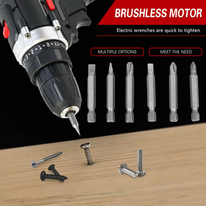 21V Cordless Drill Impact Driver with 2 Batteries