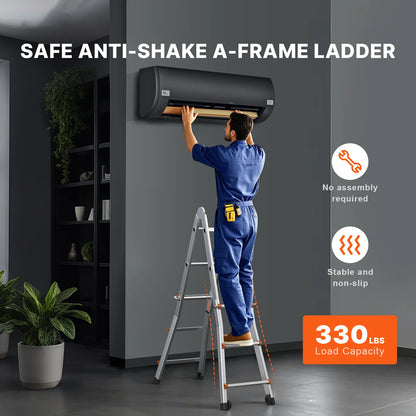 Compact A-Frame Aluminum Extension Ladder - RV