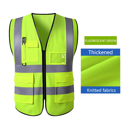 Adjustable Hi-Vis Security Vest - Night Sports
