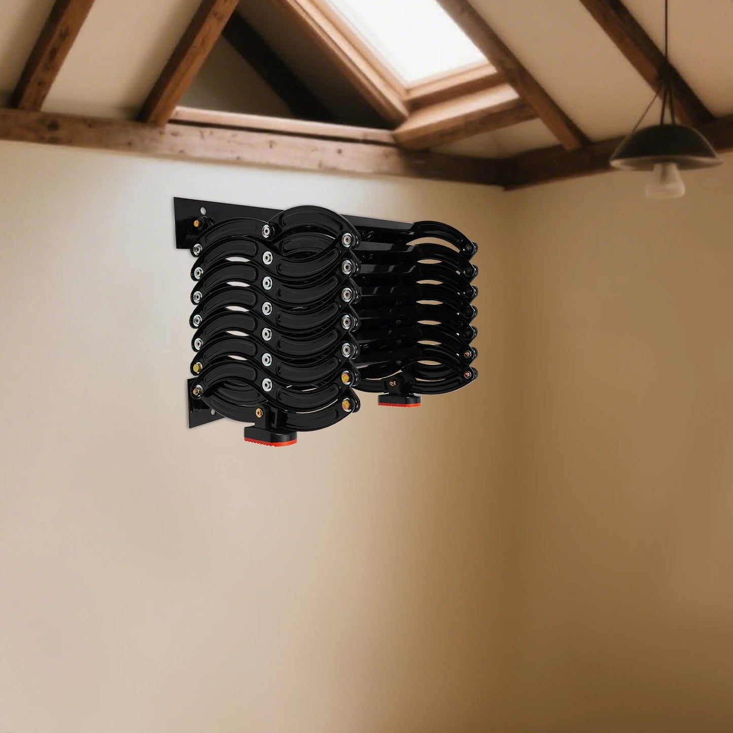 Wall Mounted Pull-Down Attic Ladder 6/7/8 Steps