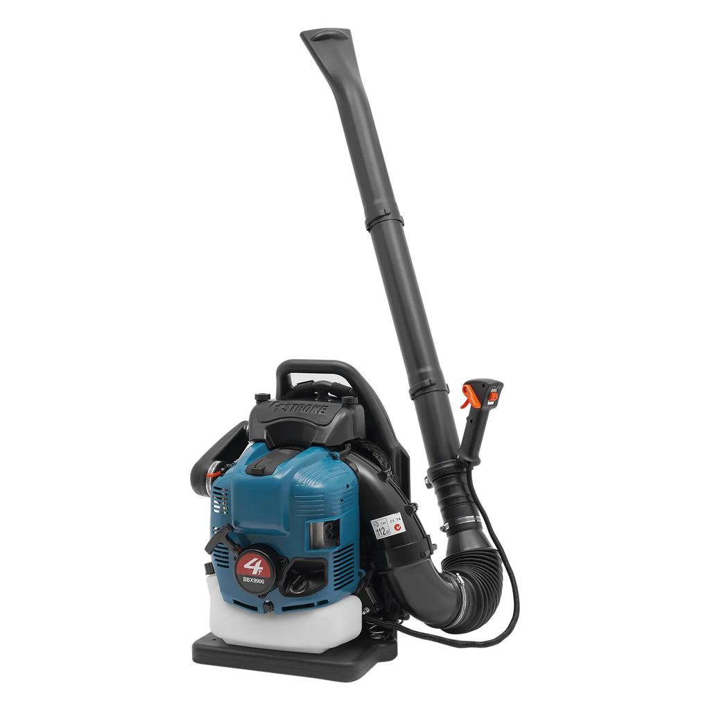 75.6CC 4 Stroke Backpack Leaf Blower 2.6KW Gasoline Powered Engine Lawn Blower Cordless Snow Dust Blowing Cleaning Tool 7000Rpm