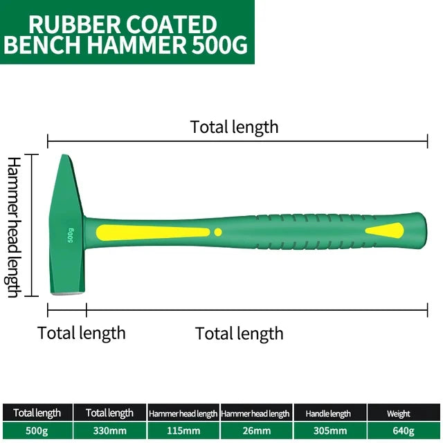 Steel Hammer Shockproof Knock Hammer Woodworking Hardware Tool Fitter Electrician Hand tools mechanical workshop Multitool