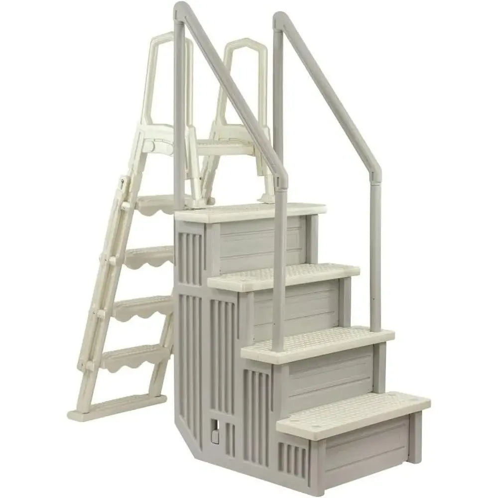 Anti-Slip In-Pool Steps Ladder - Above Ground Pools