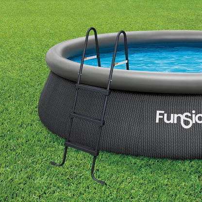 3-Step Above Ground Pool Ladder with Non-Slip Feet