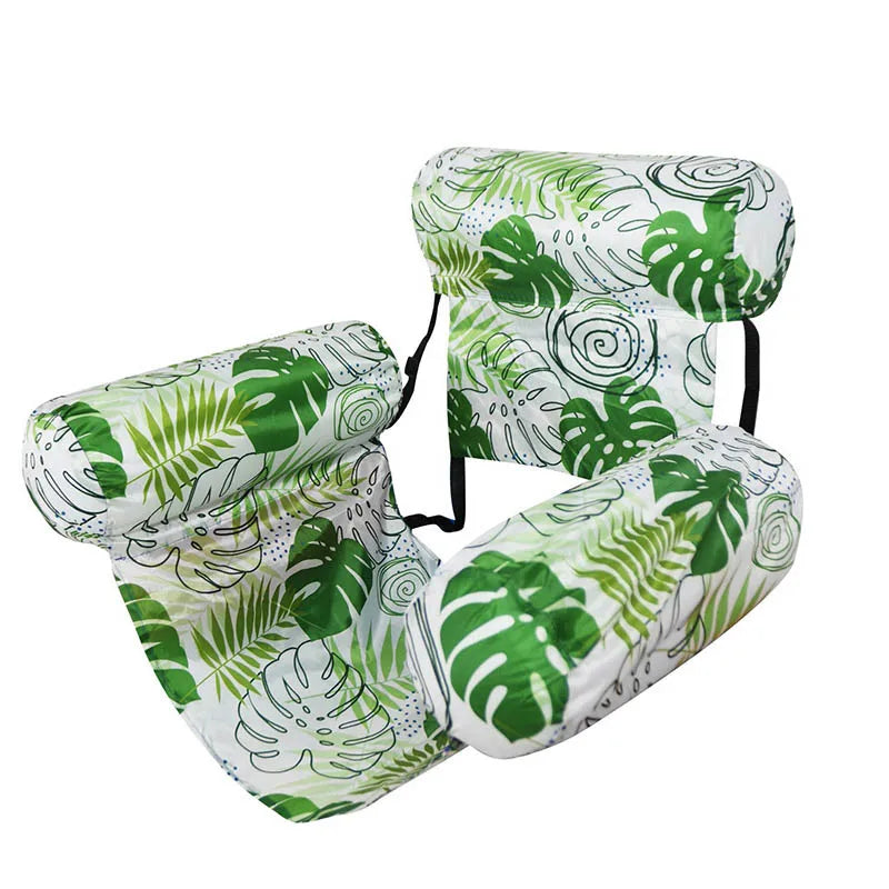 Summer Pool Water Hammock Air Mattresses Bed Beach Water Sports Lounger Inflatable Foldable Floating Row Swimming Chair