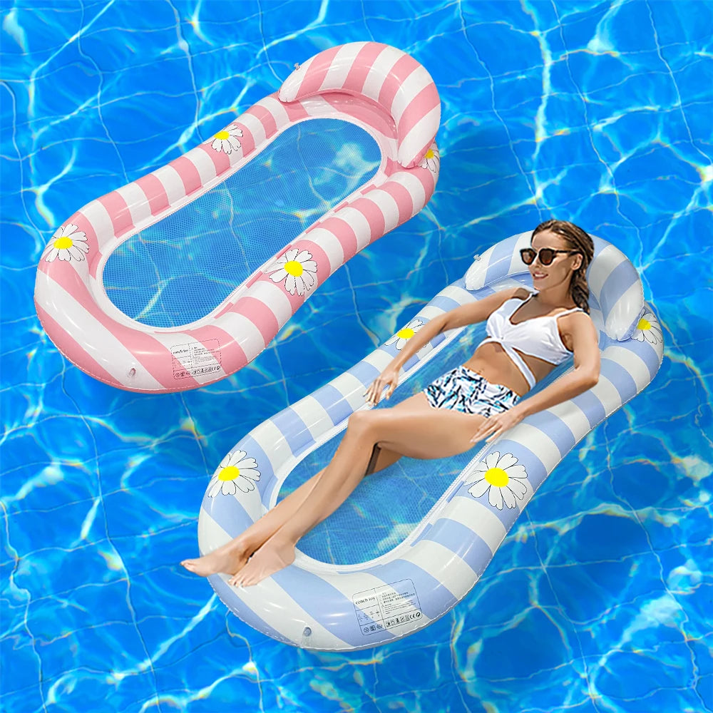 1 Piece Swimming Pool Floating Boat for Adults, Oversized Inflatable Swimming Pool Floating Lounge Chair Rafting Floating Board Suitable for Adult Swimming Pool Lake Beach Party