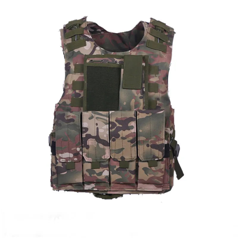 Camouflage Tactical Assault Vest - CS & Airsoft