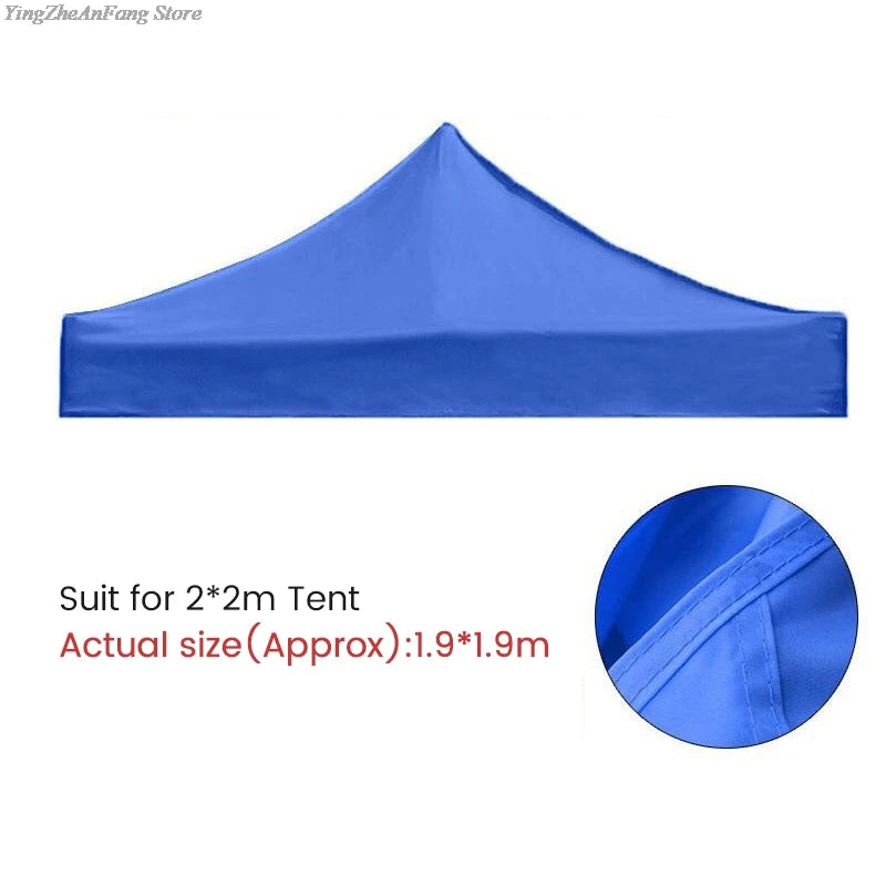 3X3M/2X2M Canopy Top Cover Replacement Four-Corner Tent Cloth Foldable Rainproof Patio Pavilion Replace Gazebo Canopy Top Cover