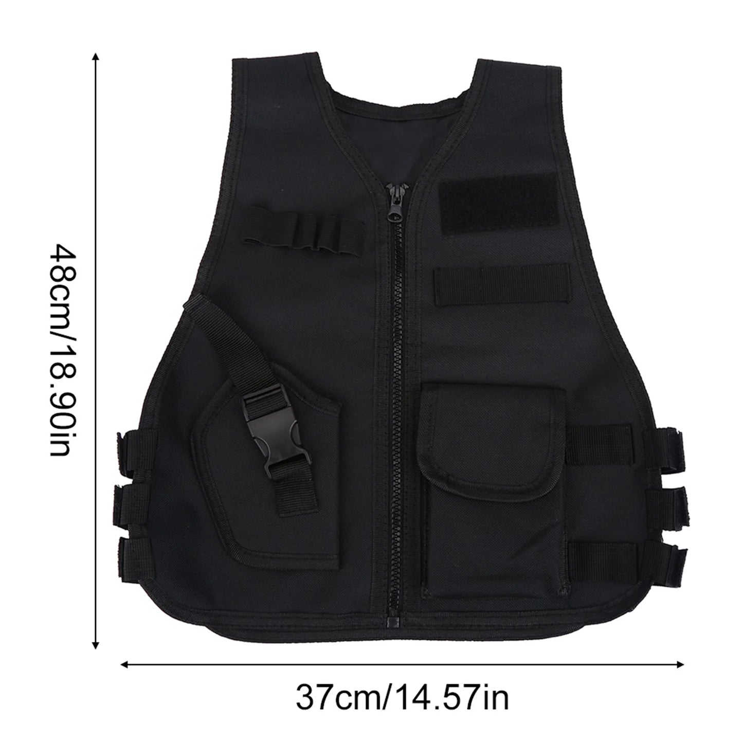 Kids Adjustable Tactical Vest - Outdoor Games