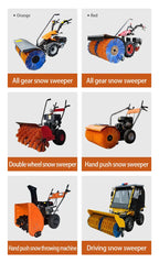 Small Fully Automatic Hand-held Snow Sweeper Municipal Sanitation Household Small Snow Sweeper