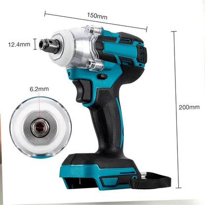 520Nm Brushless Impact Wrench 1/2" for Makita 18V