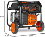 5600-Watt Dual Fuel Portable Generator with Wheel Kit, Electric Start, and Carbon Monoxide Monitoring (DF5600X)